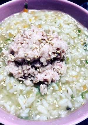 ツナと野菜のお粥-レシピのメイン写真