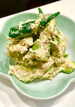 美味！アボカドとオクラの白和え-レシピのメイン写真