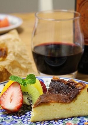 バスクチーズケーキ-レシピのメイン写真