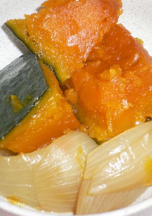 スピーディー！圧力鍋でぼちゃの煮物-レシピのメイン写真