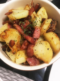 「簡単おつまみ」じゃがいもペペロンチーノ-レシピのメイン写真