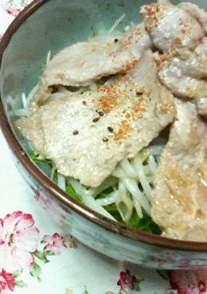 ✿ニンニクマヨ醤油の❀生姜焼きポーク丼✿-レシピのメイン写真