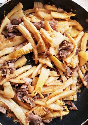 簡単!!たけのこと豚肉炒め-レシピのメイン写真