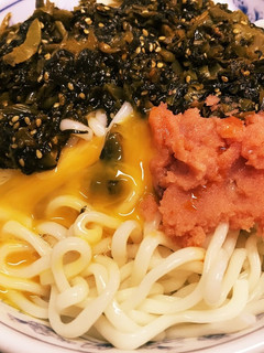 高菜明太釜玉うどん-レシピのメイン写真