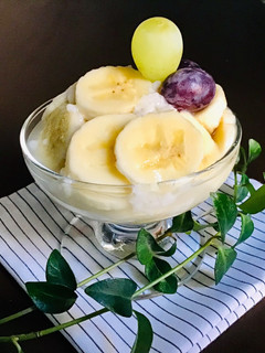 バナナスライスをレモン果汁と甘酒味で-レシピのメイン写真