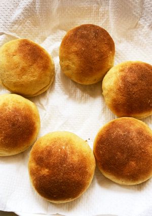 玄米粉と小麦ファイバーで作るパンケーキ-レシピのメイン写真