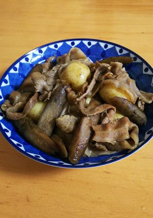 新じゃがと新ごぼうの照り煮-レシピのメイン写真
