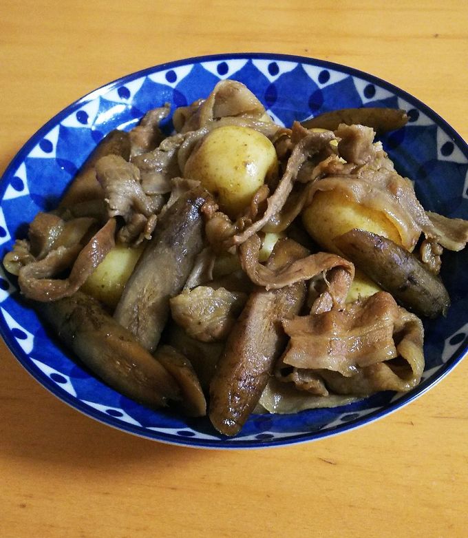 新じゃがと新ごぼうの照り煮-レシピのメイン写真