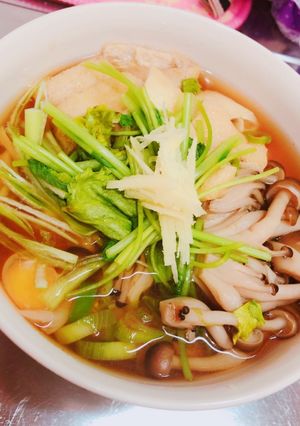 心も体もポカポカおうどん(*^^*)-レシピのメイン写真