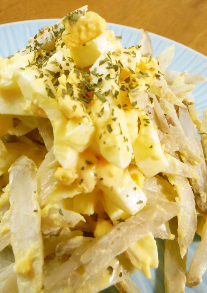 ごぼうとゆで卵のサラダ♪-レシピのメイン写真