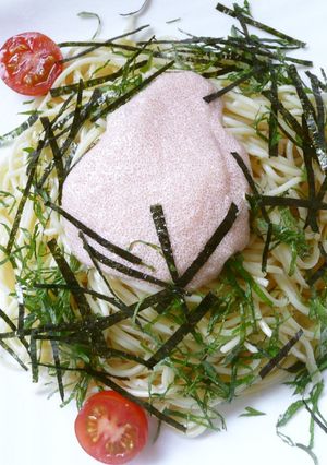 たらこスパゲティ 辛子明太子でピリ辛!-レシピのメイン写真