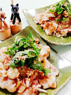 ♪薬味たっぷり☆豚バラ肉のシンプル炒め♪-レシピのメイン写真