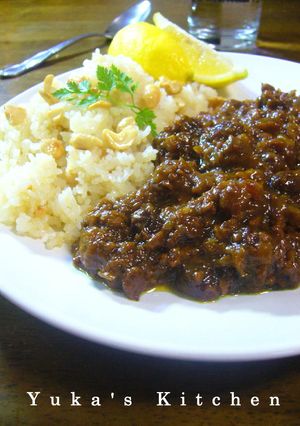 ドライフルーツカレー&レモンナッツライス-レシピのメイン写真