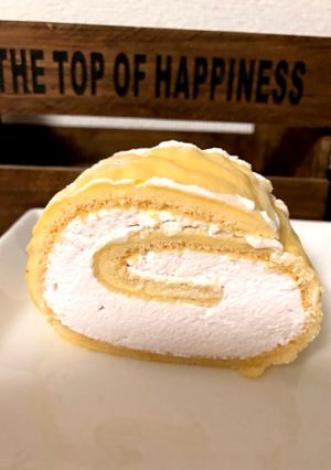 超簡単 ロールケーキ ストロベリー-レシピのメイン写真