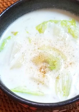 白菜とセロリの中華クリームスープ-レシピのメイン写真