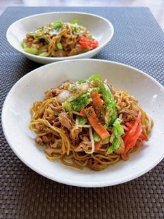 ランチ・お弁当に★我が家のソース焼きそば-レシピのメイン写真