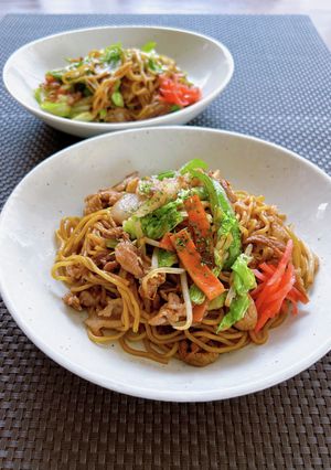 ランチ・お弁当に★我が家のソース焼きそば-レシピのメイン写真