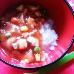 A picture of 離乳食　幼児食　＊レバー入り麻婆豆腐＊.