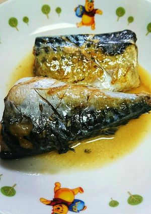圧力鍋で☆さばの干物で味噌煮-レシピのメイン写真