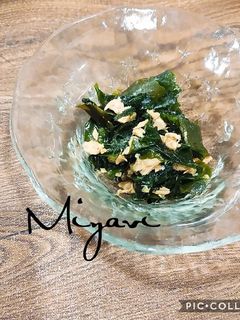 わかめのごま油ツナ炒め♡-レシピのメイン写真
