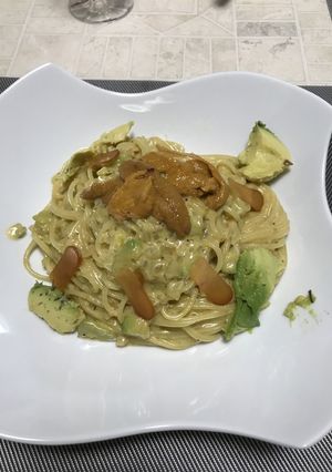 雲丹とカラスミ 呑んべいパスタ-レシピのメイン写真