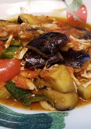 茄子とフレッシュトマトの煮込み-レシピのメイン写真