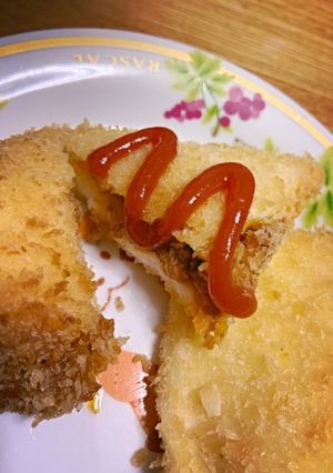 簡単サクフワ☆キーマカレーの三角フライ-レシピのメイン写真