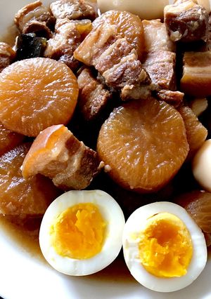 圧力鍋で簡単♪豚バラと大根の煮物-レシピのメイン写真