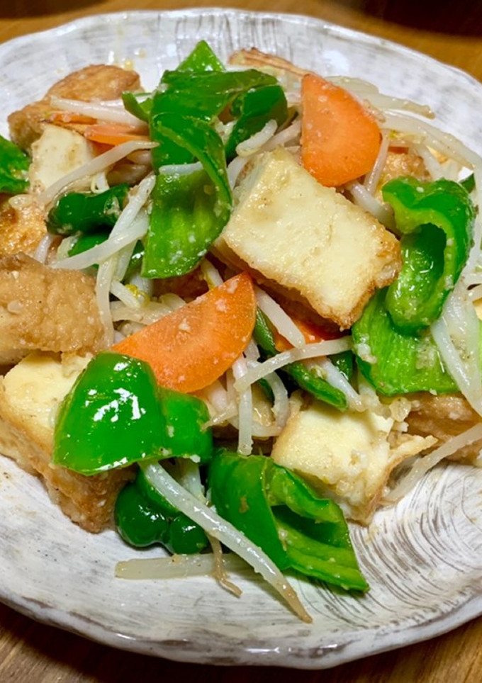 厚揚げの五目味噌炒め-レシピのメイン写真