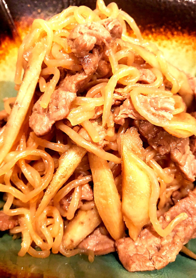 牛こまで♪牛肉とごぼうとしらたきの炒り煮-レシピのメイン写真