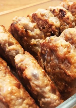 お弁当に！レンコンと玉ねぎの塩つくね-レシピのメイン写真