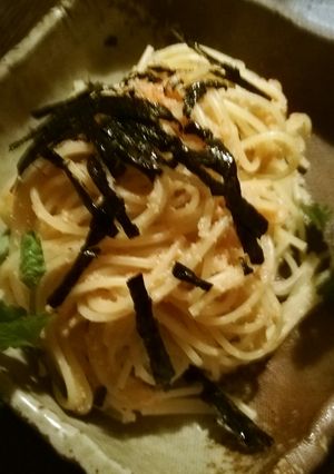 リケンのノンオイル 青じそと明太パスタ-レシピのメイン写真