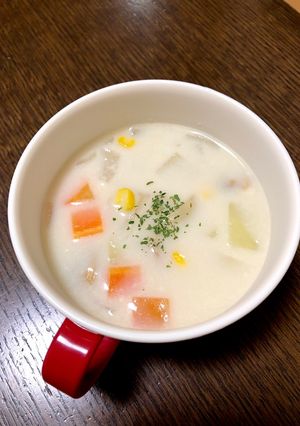 簡単クラムチャウダー-レシピのメイン写真