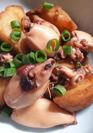 ヤリイカと新ジャガの炒め煮-レシピのメイン写真