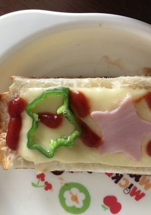 簡単ピザトースト-レシピのメイン写真