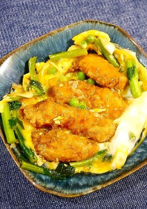 簡単！鶏天でカツ丼風-レシピのメイン写真
