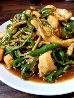 まかない~鶏むね肉で青椒肉絲~-レシピのメイン写真