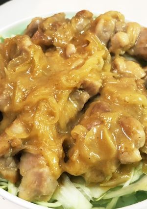 ごまみそチキン丼-レシピのメイン写真