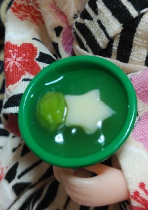 リカちゃんサイズ♡卵豆腐のあんかけꕤ*.-レシピのメイン写真