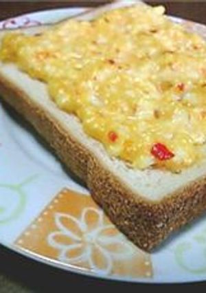 スイートチリマヨ卵トースト♪-レシピのメイン写真