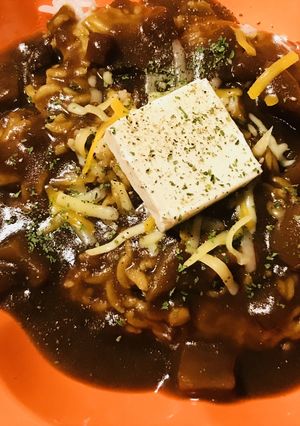 レトルトカレーにプラス☆Wチーズカレー-レシピのメイン写真