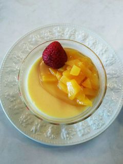 黄桃 ヨーグルト ムース風-レシピのメイン写真
