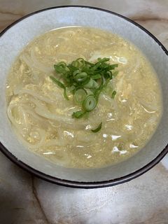 玉ねぎとそうめんの汁-レシピのメイン写真