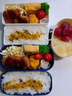 ☆高校生娘と私のお弁当☆7-レシピのメイン写真