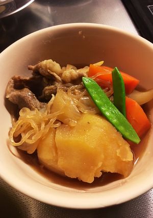 わが家の定番、味しみしみの水無し肉じゃが-レシピのメイン写真