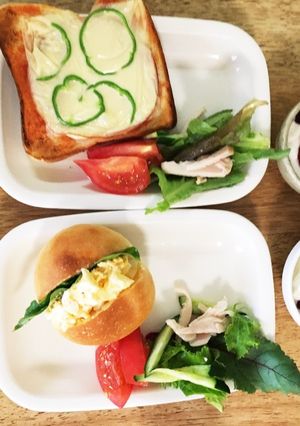 一度に2種類^_^ピザパンは保存も可-レシピのメイン写真
