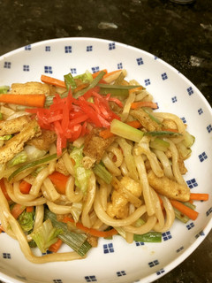 焼うどん−うちのベジタリアンバージョン♪-レシピのメイン写真