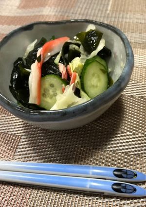 簡単♫味付け一つで海藻サラダ-レシピのメイン写真