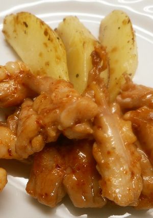 簡単で美味！せせり肉のキムチ焼き♪めっけ-レシピのメイン写真