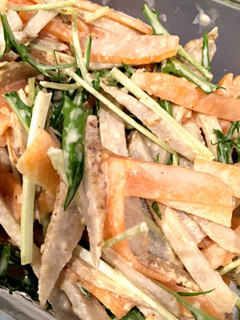 新ごぼうと新にんじんのごまマヨサラダ-レシピのメイン写真